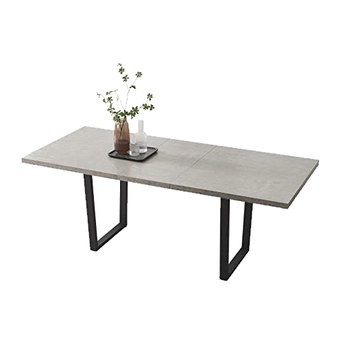 ZckyCine 79''Extendable Modern Minimalist Dining Table